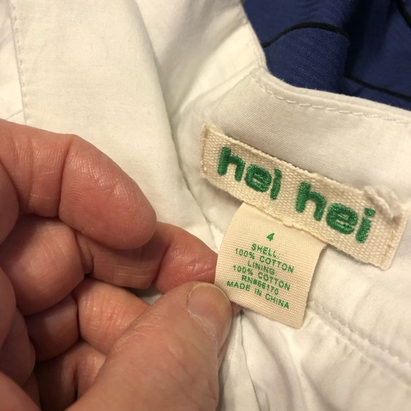 Anthropologie Hei Hei white A-Line mini Skirt Cotton size 4 - Picture 7 of 7